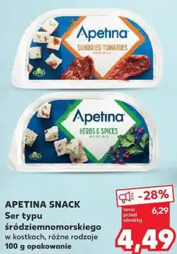 Kaufland APETINA SNACK Ser typu śródziemnomorskiego w kostkach oferta