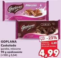 Kaufland Goplana Czekolada oferta