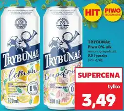 Kaufland Trybunał Piwo 0% alk oferta