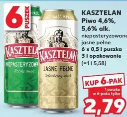 Kaufland KASZTELAN Piwo 4,6%, 5,6% alk oferta