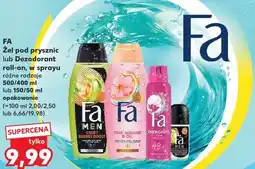 Kaufland FA Żel pod prysznic lub Dezodorant oferta