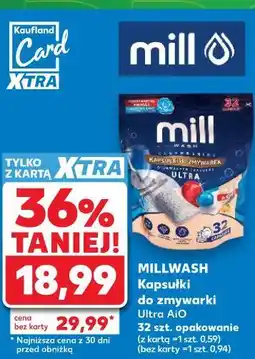 Kaufland Millwash Kapsułki do zmywarki Ultra AiO oferta