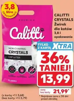 Kaufland Calitti Crystals Żwirek dla kotów oferta