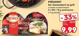 Kaufland PRESIDENT Ser Camembert na grill oferta