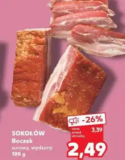 Kaufland Sokołów Boczek surowy, wędzony oferta