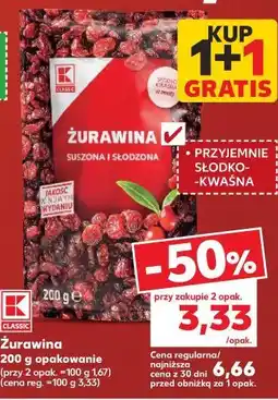 Kaufland K-Classic Żurawina oferta