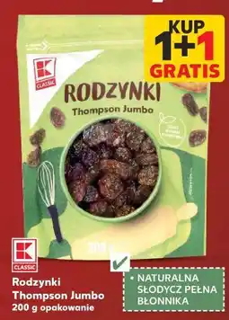 Kaufland K-Classic Rodzynki Thompson Jumbo oferta