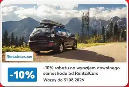 Kaufland Rentalcars.com -10% rabatu na wynajem dowolnego samochodu od RentalCars oferta