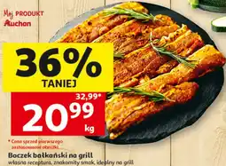 Auchan Boczek bałkański na grill oferta