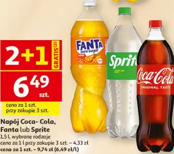 Napój Coca-Cola, Fanta lub Sprite