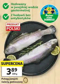 Auchan Pstrąg jurajski świeży, patroszony oferta