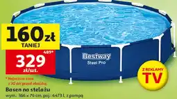 Auchan Basen na stelażu Bestway Steel Pro oferta