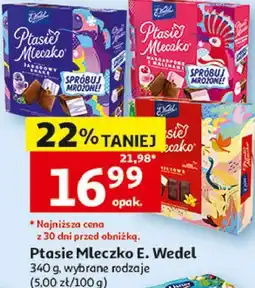 Auchan Ptasie Mleczko E. Wedel oferta