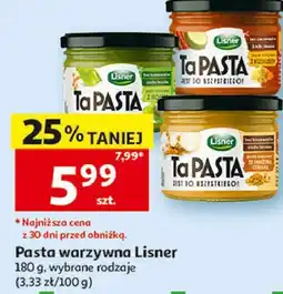 Auchan Pasta warzywna Lisner oferta