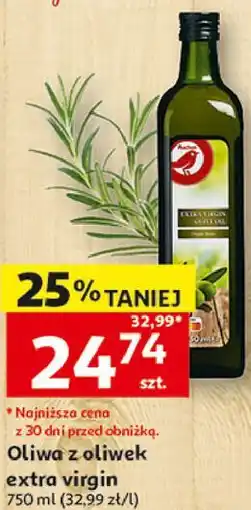 Auchan Oliwa z oliwek extra virgin Auchan oferta