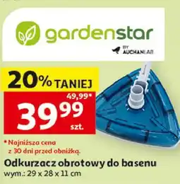 Auchan gardenstar Odkurzacz obrotowy do basenu oferta