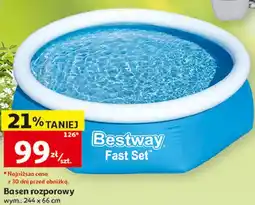 Auchan Bestway Fast Set Basen rozporowy oferta