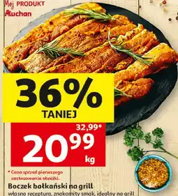 Auchan Boczek bałkański na grill oferta