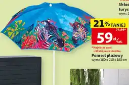 Auchan Parasol plażowy oferta