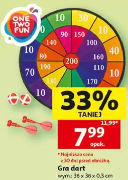 Auchan One Two Fun Gra dart oferta