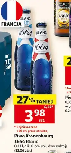 Auchan Piwo Kronenbourg 1664 Blanc oferta