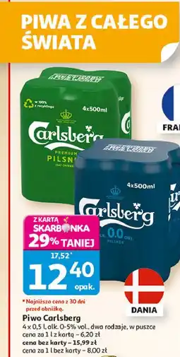 Auchan Piwo Carlsberg oferta