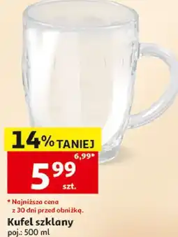 Auchan Kufel szklany oferta