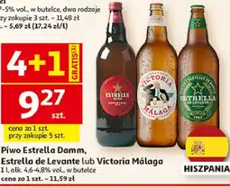 Auchan Piwo Estrella Damm, Estrella de Levante lub Victoria Málaga oferta