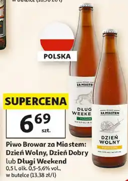 Auchan Piwo Browar za Miastem: Dzień Wolny, Dzień Dobry lub Długi Weekend oferta