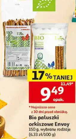 Auchan Bio paluszki orkiszowe Envoy oferta
