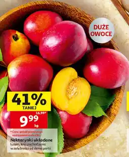 Auchan Nektarynki układane oferta
