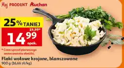 Auchan Flaki wołowe krojone, blanszowane oferta