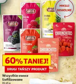 Auchan Kresto / Chrunchitos Wszystkie owoce liofilizowane oferta