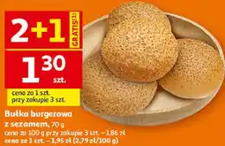 Auchan Bułka burgerowa z sezamem oferta