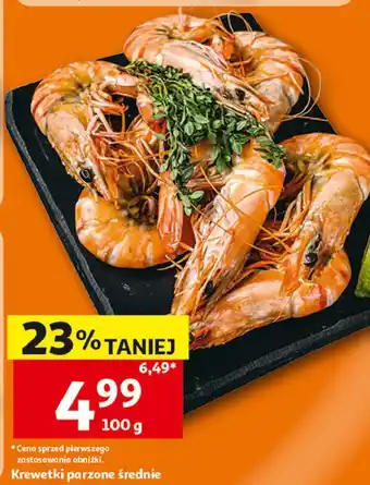 Auchan Krewetki parzone średnie oferta