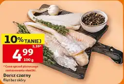 Auchan Dorsz czarny filet bez skóry oferta