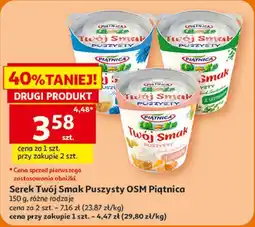 Auchan Serek Twój Smak Puszysty OSM Piątnica oferta