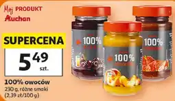 Auchan 100% owoców Auchan oferta