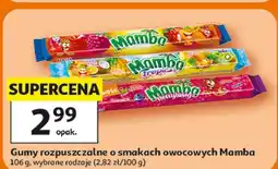 Auchan Gumy rozpuszczalne o smakach owocowych Mamba oferta