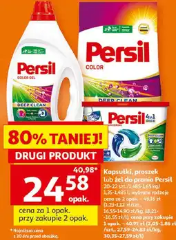 Auchan Kapsułki, proszek lub żel do prania Persil oferta