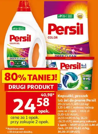 Kapsułki, proszek lub żel do prania Persil
