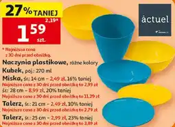 Auchan Naczynia plastikowe Actuel oferta