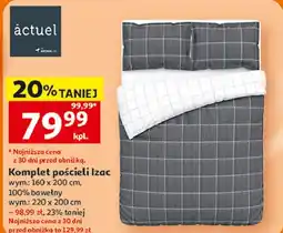 Auchan Komplet pościeli Izac oferta