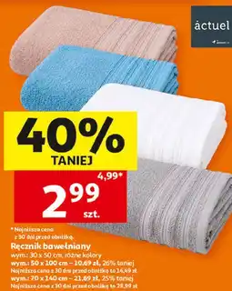 Auchan Ręcznik bawełniany oferta
