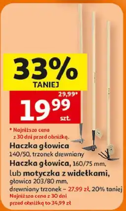 Auchan Haczka głowica lub motyczka z widełkami oferta
