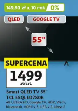 Auchan Smart QLED TV 55 TCL 55QLED780K oferta