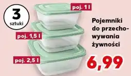 Kaufland Pojemniki do przechowywania żywności oferta