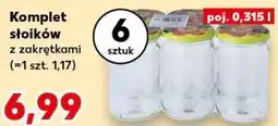 Kaufland Komplet słoików z zakrętkami oferta