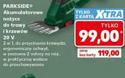 Kaufland PARKSIDE Akumulatorowe nożyce do trawy i krzewów 20 V oferta