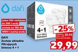Kaufland DAFI Zestaw wkładów filtrujących Unimax 4 + 1 oferta